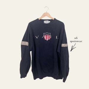 SDI Sportswear, vintage 1999 Vail Colorado crewneck, vintage, navy blue, xl